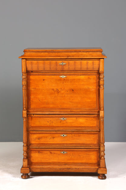 Wunderschöner Gründerzeit Sekretär Vertiko Highboard Louis Philippe Kommode um 1880