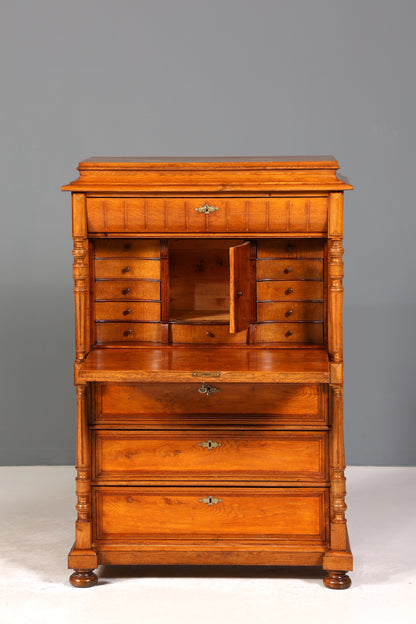 Wunderschöner Gründerzeit Sekretär Vertiko Highboard Louis Philippe Kommode um 1880