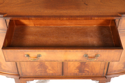 E912 Finish cm Wunderschönes Englisches Sideboard Mahagoni Schrank Antik 60s Buffetschrank Kommode