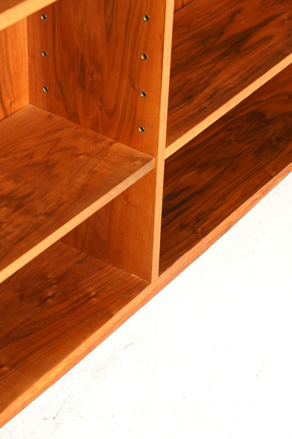 Wunderschönes Original XXL Musterring Regal Mid Century Bücherregal Retro echt Holz Buchablage