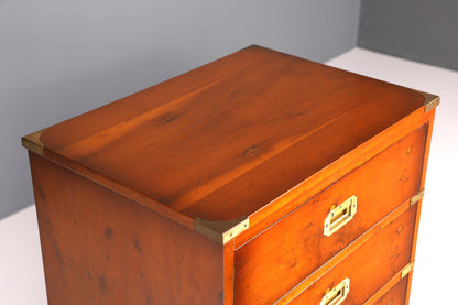 Wunderschöne Maritime Kommode Englisch Vertiko Military Chest Schrank Schubladenkommode
