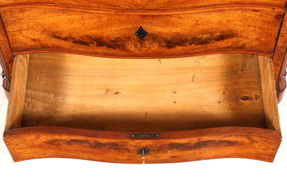 Stilvolle Louis Philippe Kommode Nussbaum Gründerzeit Schubladenkommode um 1890