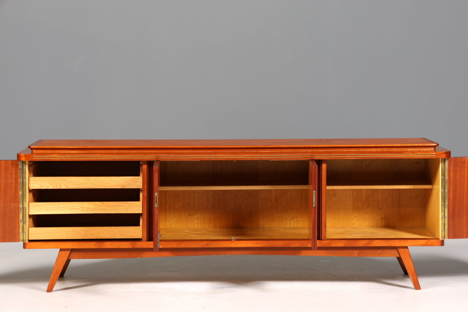 Wunderschönes Mid Century Sideboard Vintage TV Kommode 60s Schrank Retro Longboard