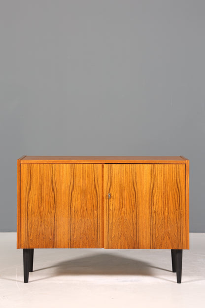 Schlichter Mid Century Schrank Vintage Retro Kommode Flur Kommode 60s VEB Regal Sideboard 3 von 3