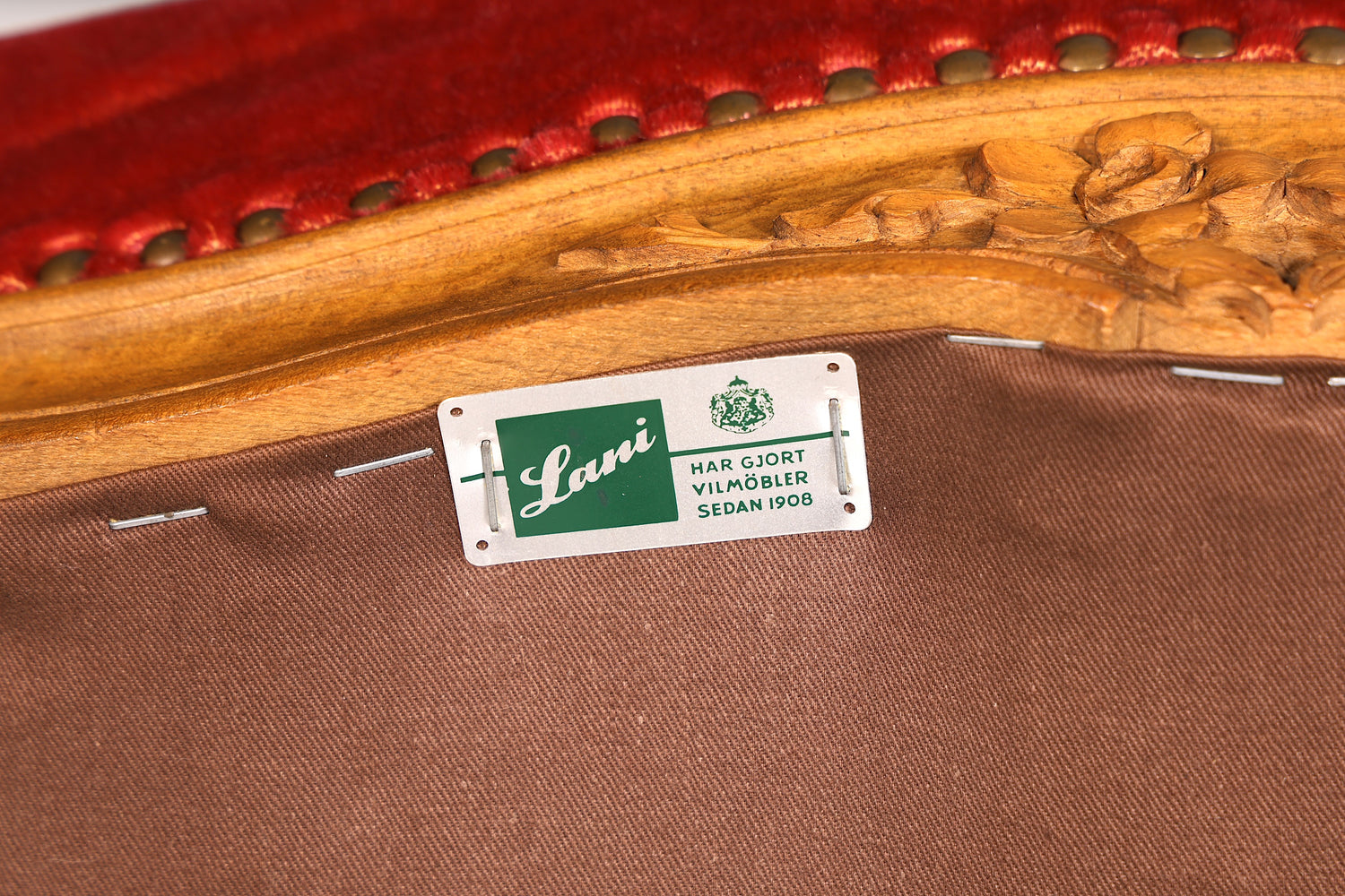 Wunderschöner Chippendale Armlehnstuhl Chippendale Stil Sekretär Stuhl Samt Stoff Sessel 1 von 2