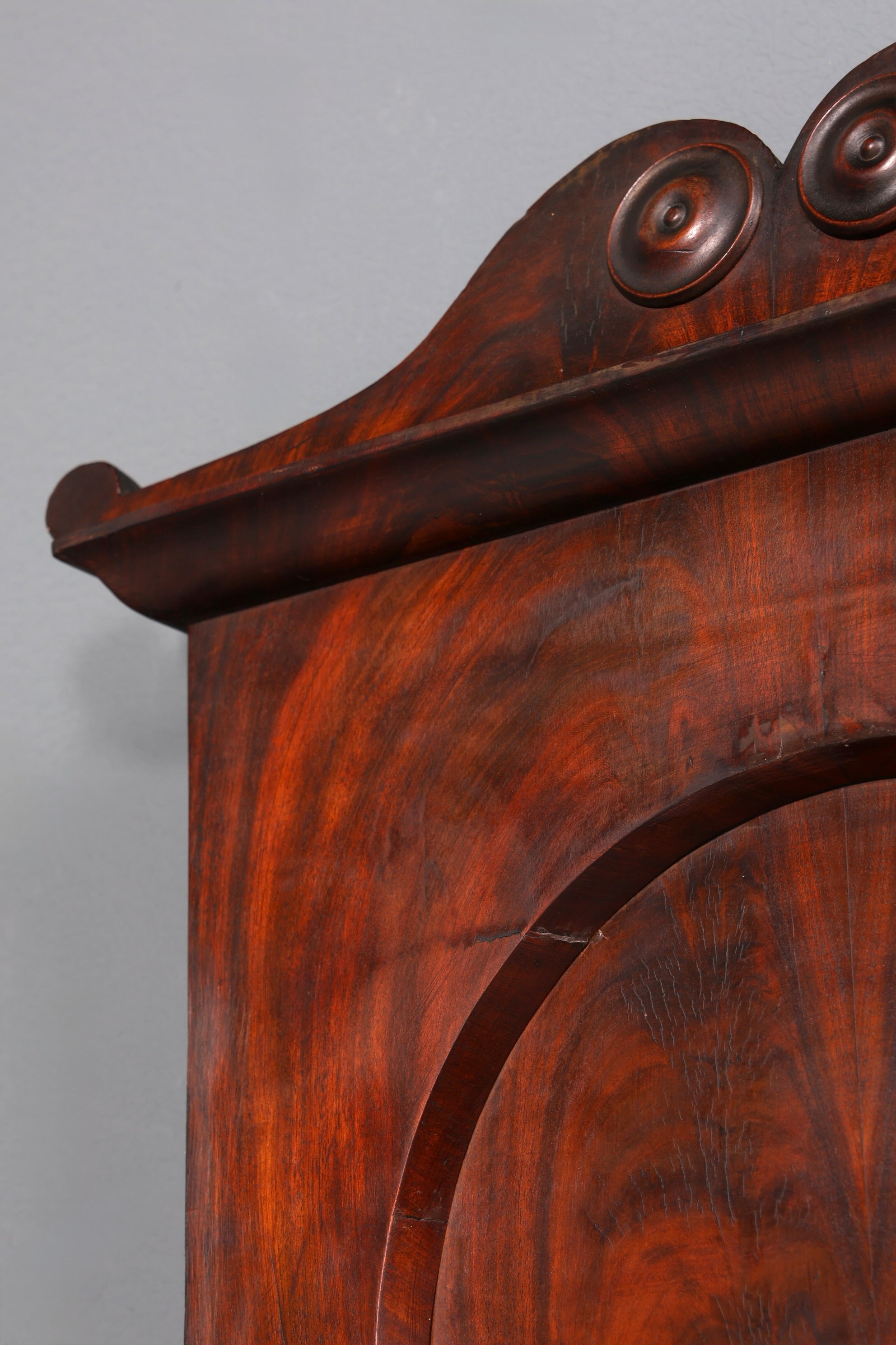 Wunderschöner Biedermeier Spiegel um 1860 Louis Philippe Wandspiegel Antik Holzspiegel Flurspiegel