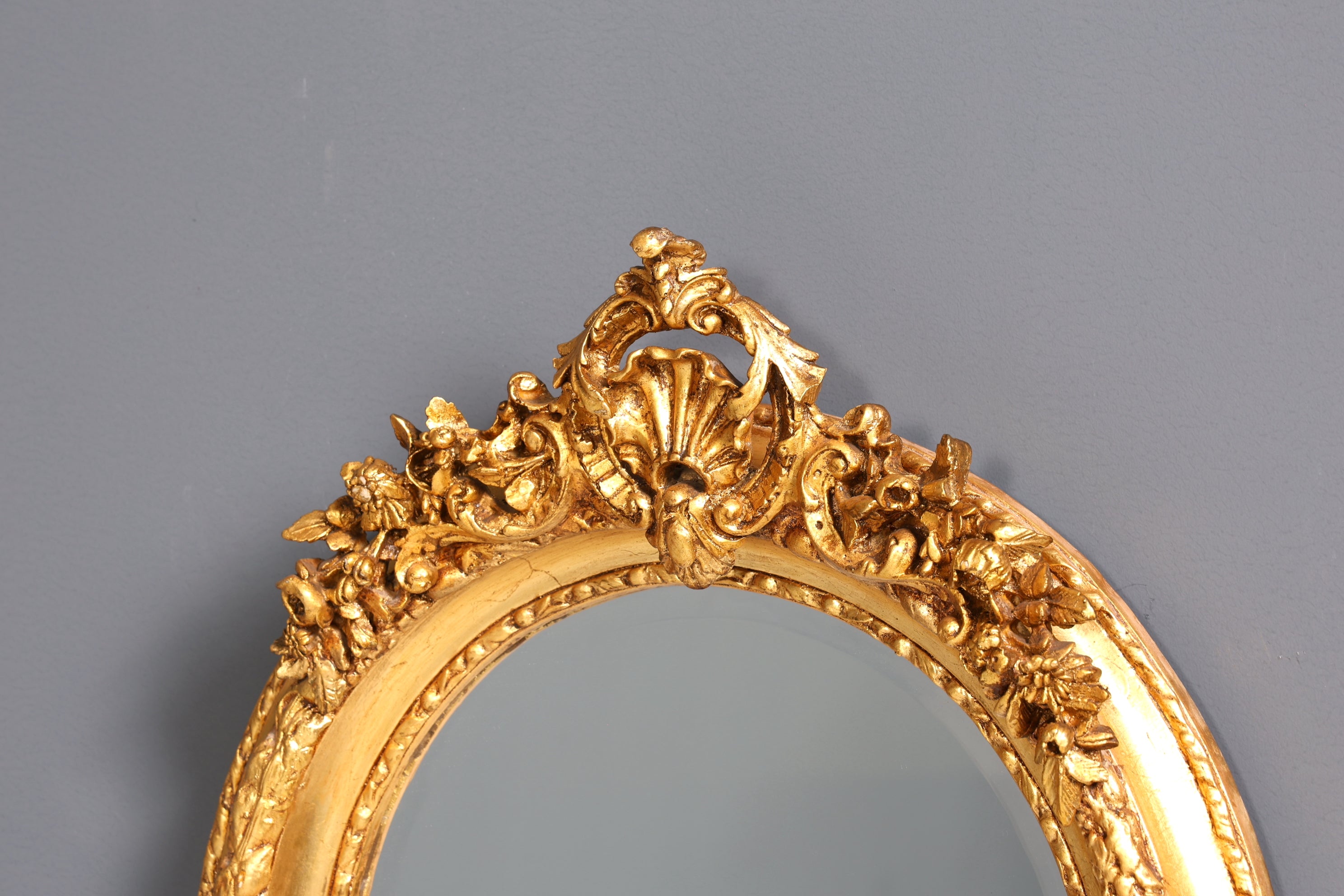Stilvoller Prunk Barock Stil Standspiegel Antik Stil Ornament Flurspiegel