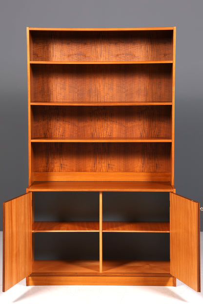 Wunderschöner Mid Century Regal Schrank Vintage Highboard Bücherregal Holz Kommode