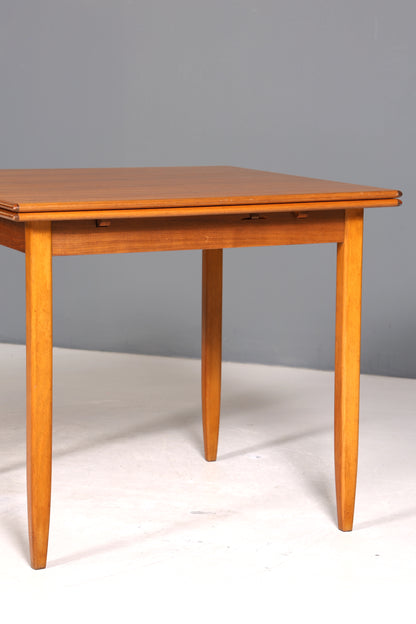 Traumhafter Mid Century Esstisch ausziehbarer Danish Design Teak Holz Küchentisch Esszimmer Tisch