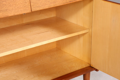 Wunderschönes Mid Century Highboard echt Holz Bar Schrank Büro Kommode 60er Jahre