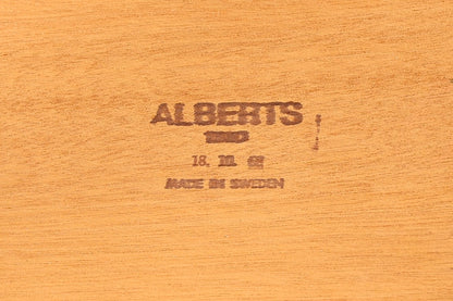 Wunderschöner Mid Century Couchtisch Original &quot;Alberts&quot; Retro Ablagetisch Teak Holz Vintage Coffee Table 70er Jahre Wohnzimmertisch 1 von 2