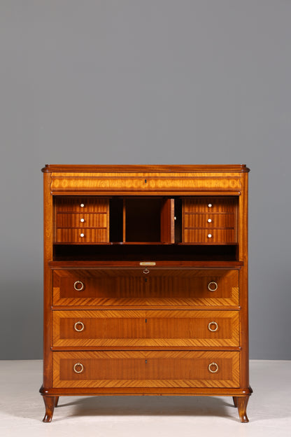 Traumhafter Sekretär im Antik Stil Büro Kommode Art Deco Stil 50s Vertiko Schreibkommode Kommode