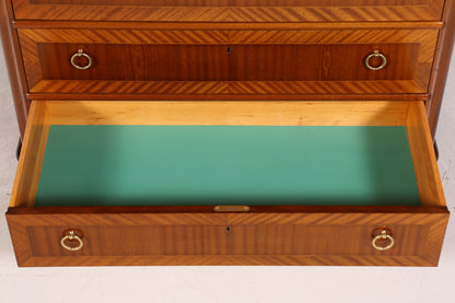 Traumhafter Sekretär im Antik Stil Büro Kommode Art Deco Stil 50s Vertiko Schreibkommode Kommode