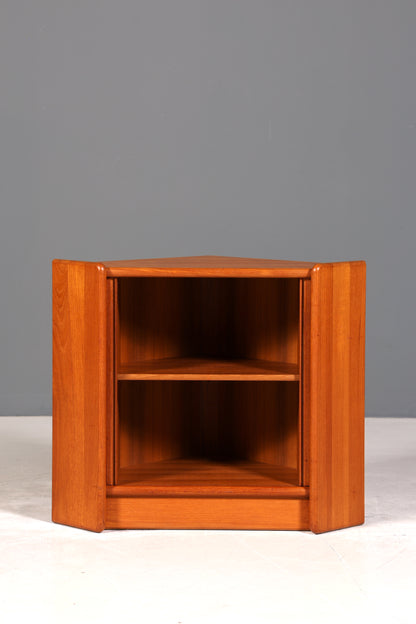 Wunderschöner Mid Century Eckschrank Original Dyrlund Schrank Danish Design Teak Holz Regal 60s