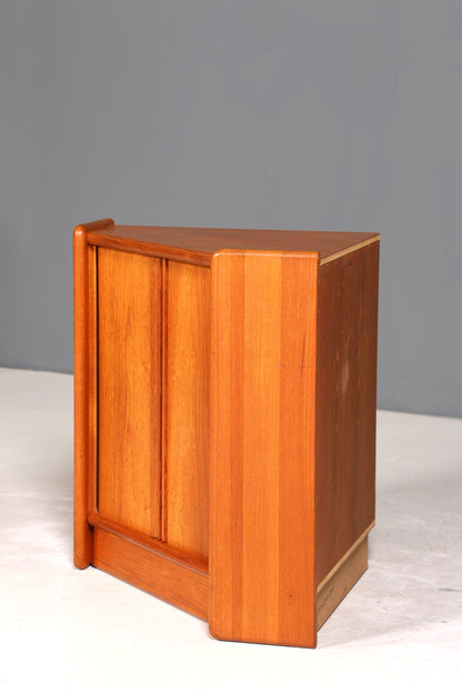Wunderschöner Mid Century Eckschrank Original Dyrlund Schrank Danish Design Teak Holz Regal 60s