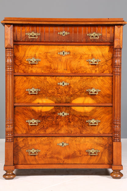 Stilvolle Gründerzeit Kommode Jugendstil Schubladenkommode Antik Wäschekommode Vertiko