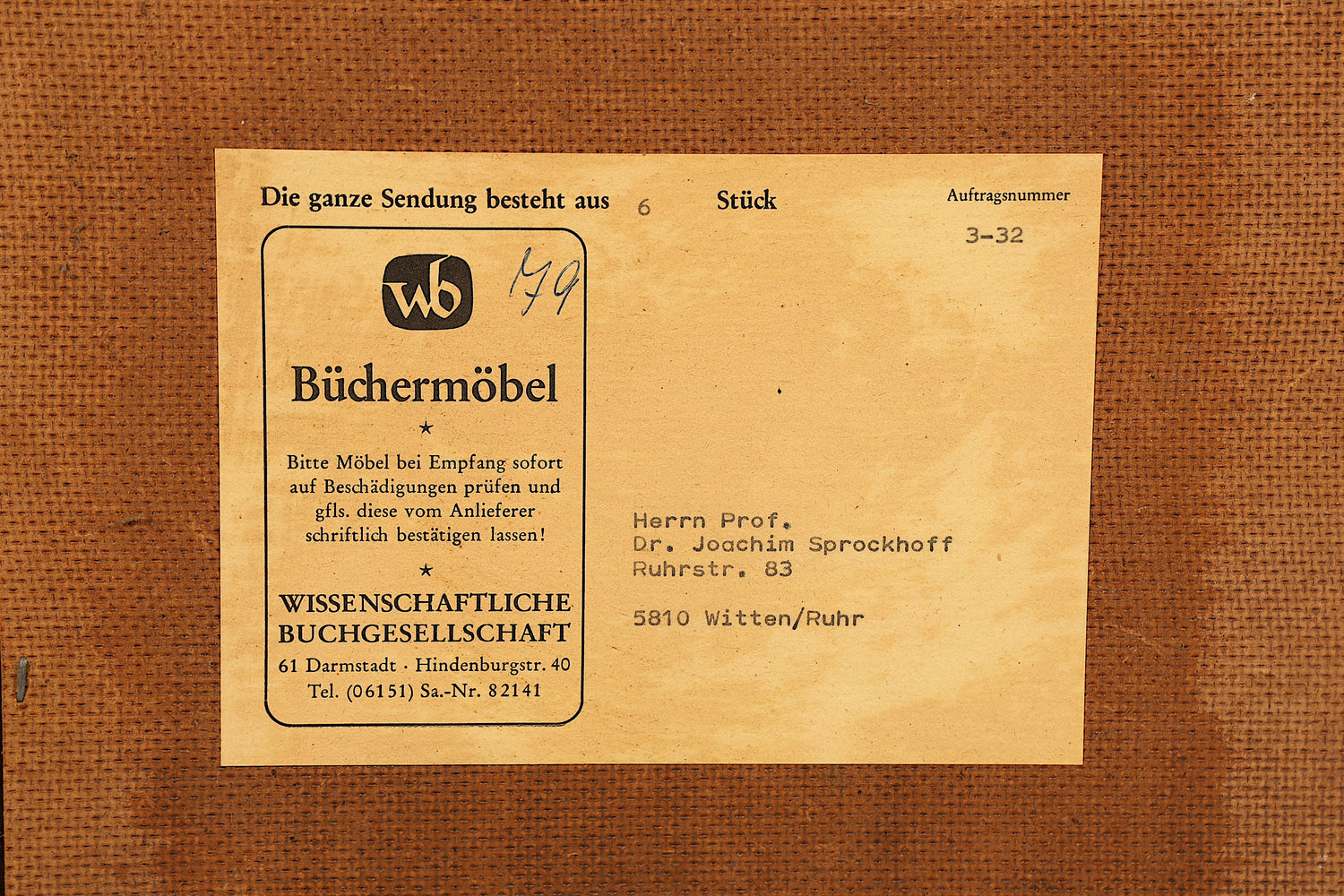 Wunderschöne Mid Century Kommode Vintage Schiebetür WB Schrank 60er Jahre 3 von 4