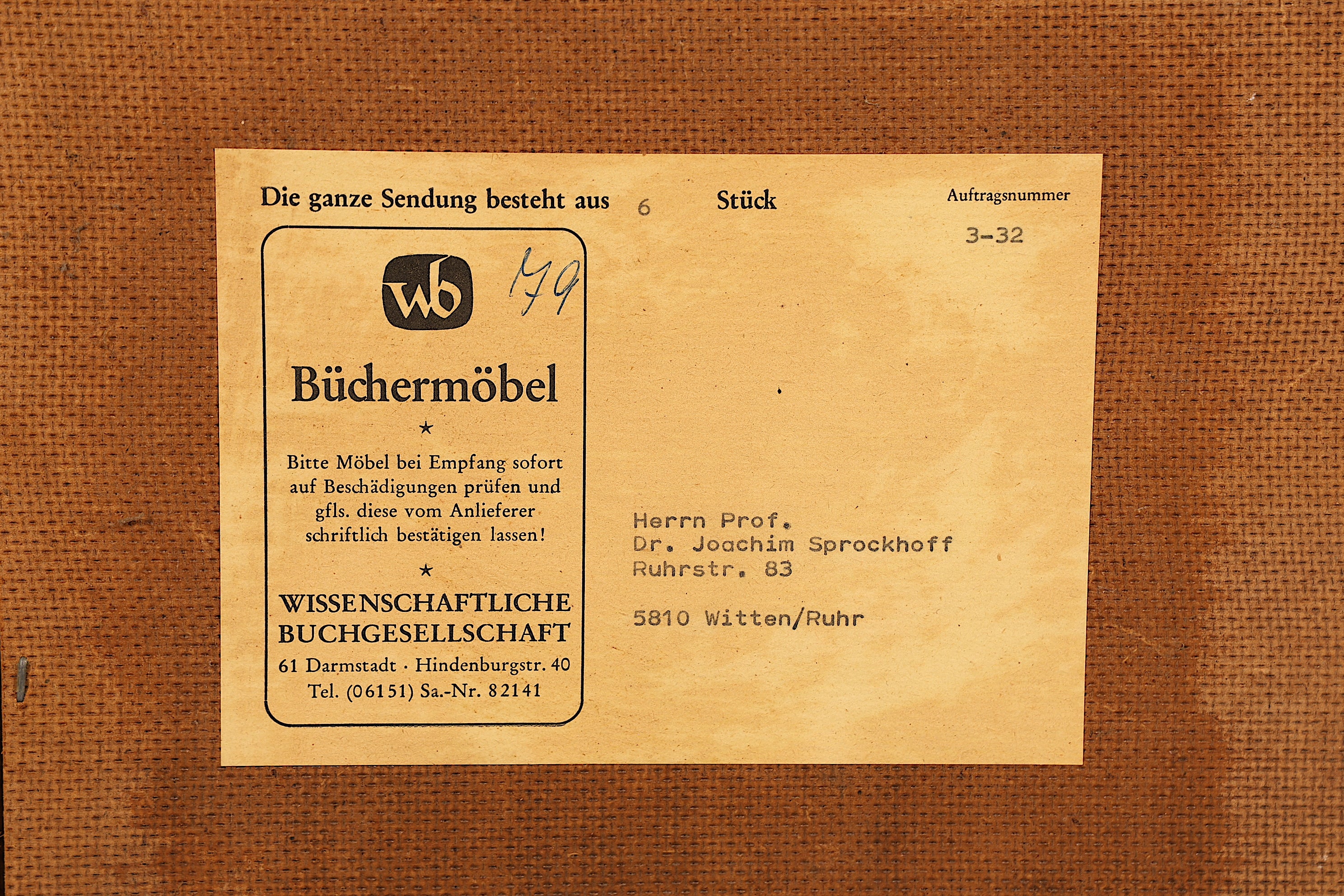 Wunderschöne Mid Century Kommode Vintage Schiebetür WB Schrank 60er Jahre 3 von 4