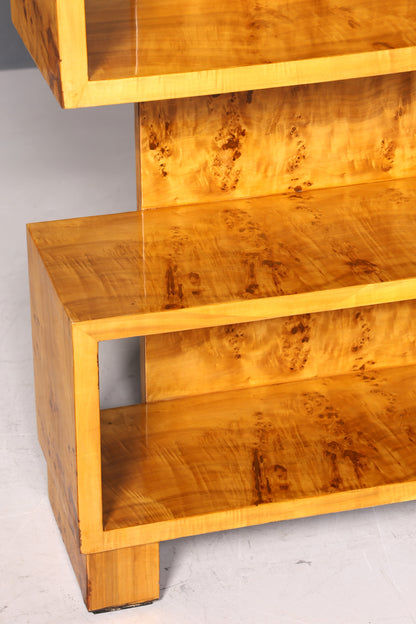 Traumhaftes Art Deco Stil Bücherregal Birke Luxus Möbel Kult Schrankregal Regal