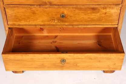 Stilvoller Original Biedermeier Sekretär um 1860 Kommode Antik Büro Kommode Secretary