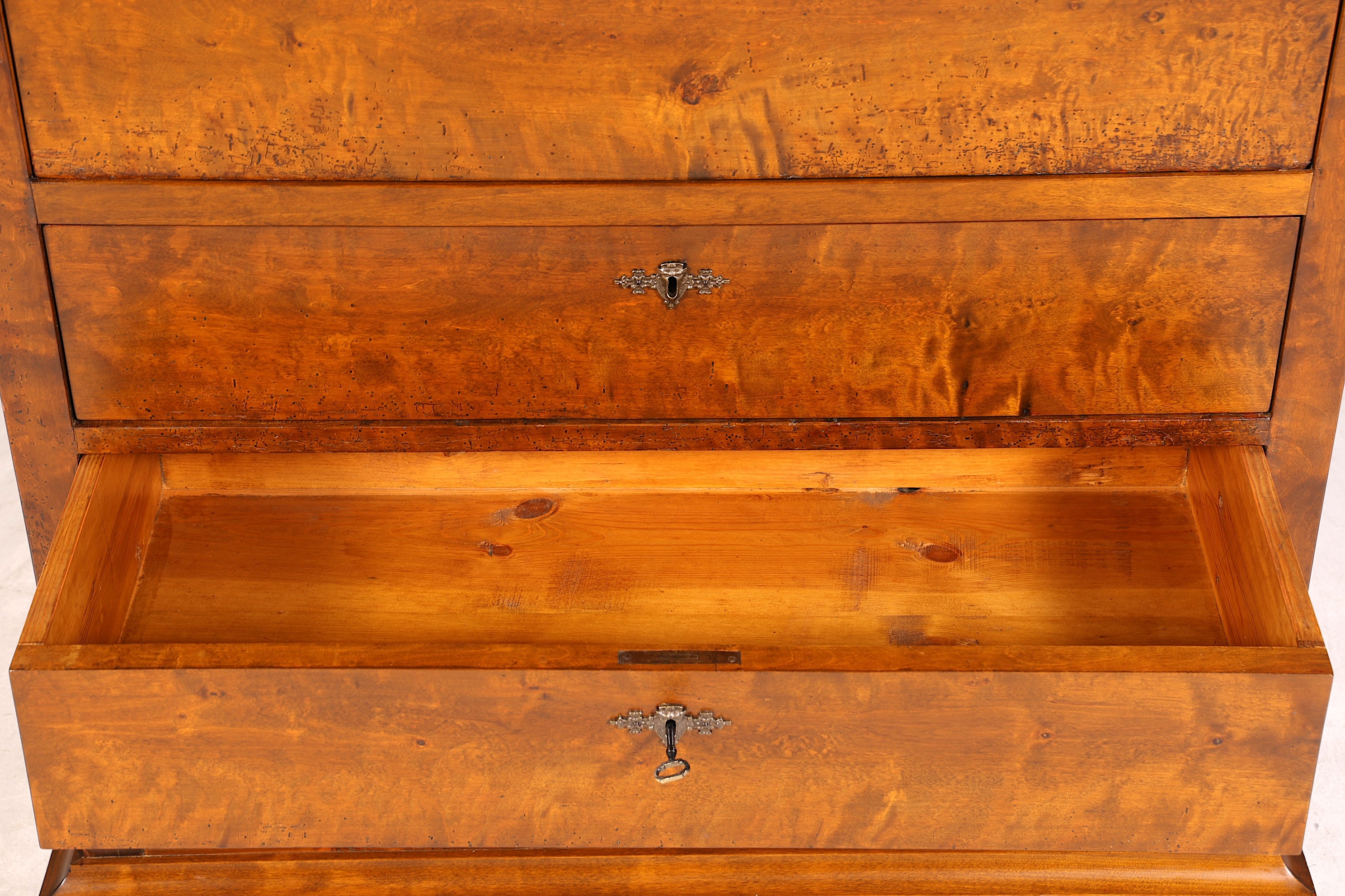 Wunderschöner Biedermeier Sekretär Vertiko Antik Kommode Louis Philippe Schreibkommode