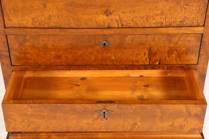 Wunderschöner Biedermeier Sekretär Vertiko Antik Kommode Louis Philippe Schreibkommode