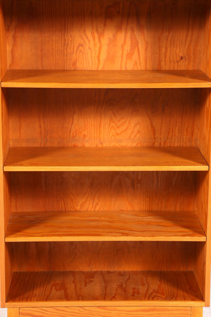 Stilvolles Mid Century Regal echt Holz Vintage Bücherregal Schrank Buchablage 60s Bookshelf 3 von 5