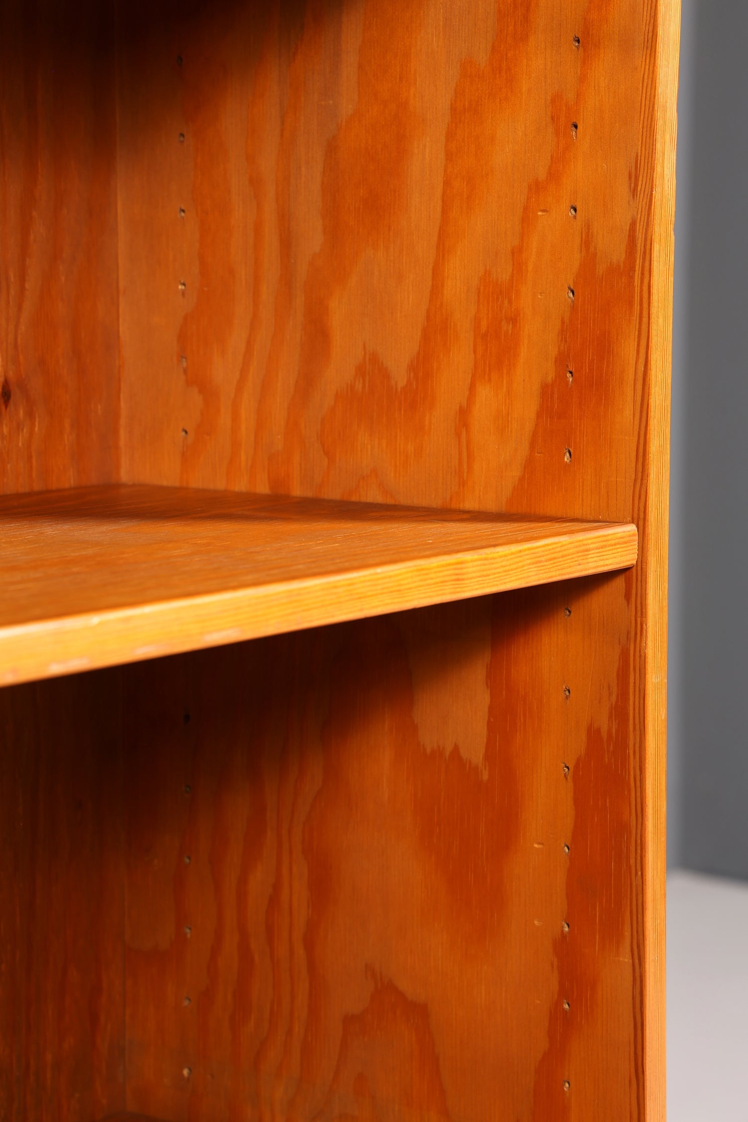 Stilvolles Mid Century Regal echt Holz Vintage Bücherregal Schrank Buchablage 60s Bookshelf 3 von 5