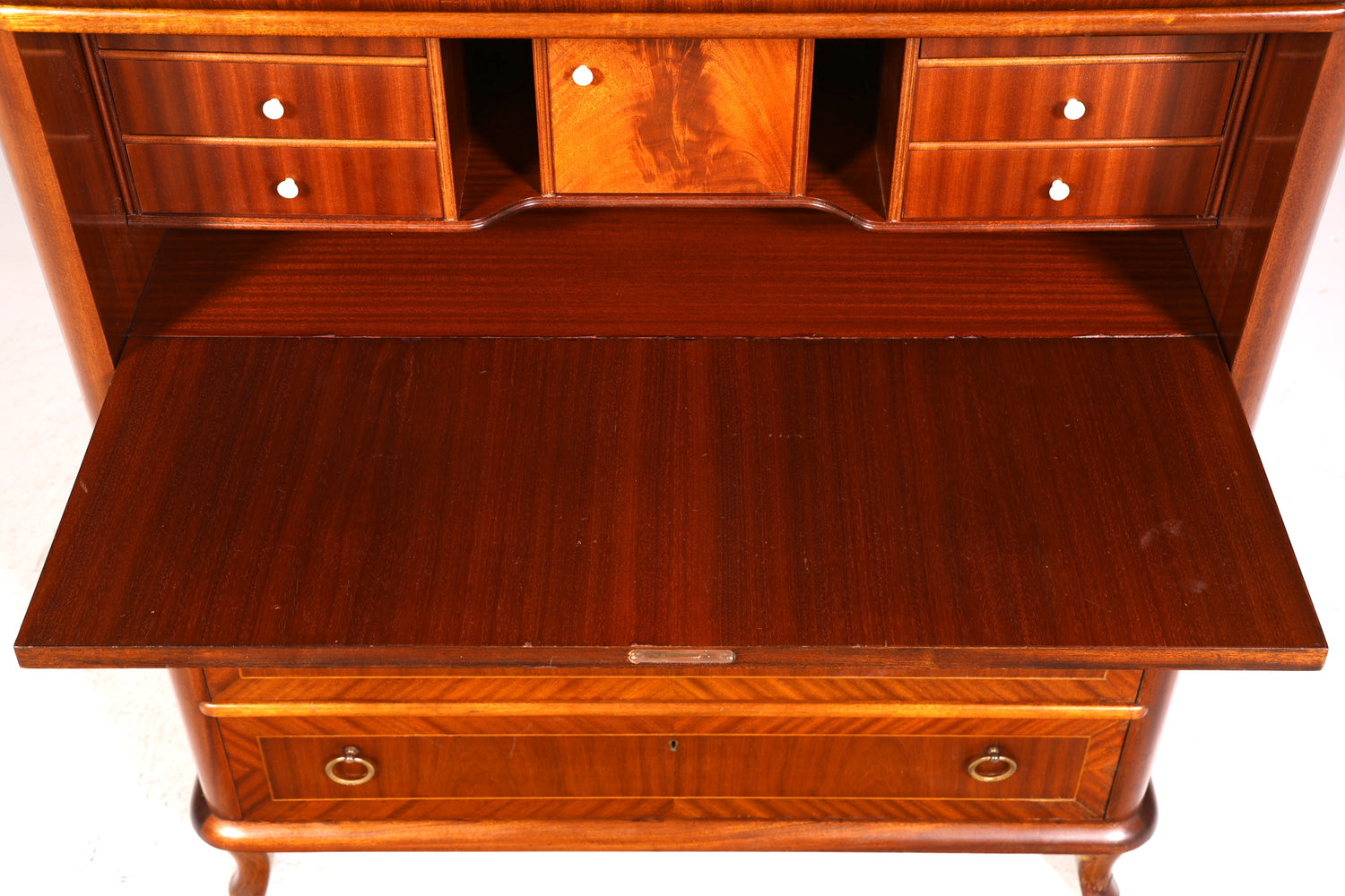 Wunderschöner Sekretär im Antik Stil Büro Kommode Art Deco Stil 50s Vertiko Schreibkommode Kommode