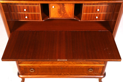 Wunderschöner Sekretär im Antik Stil Büro Kommode Art Deco Stil 50s Vertiko Schreibkommode Kommode