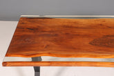 Beeindruckender Epoxidharz Tisch 180-90cm Nussbaum Esszimmer Tisch River Table Epoxy Küchentisch
