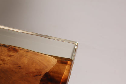 Beeindruckender Epoxidharz Tisch 180-90cm Nussbaum Esszimmer Tisch River Table Epoxy Küchentisch