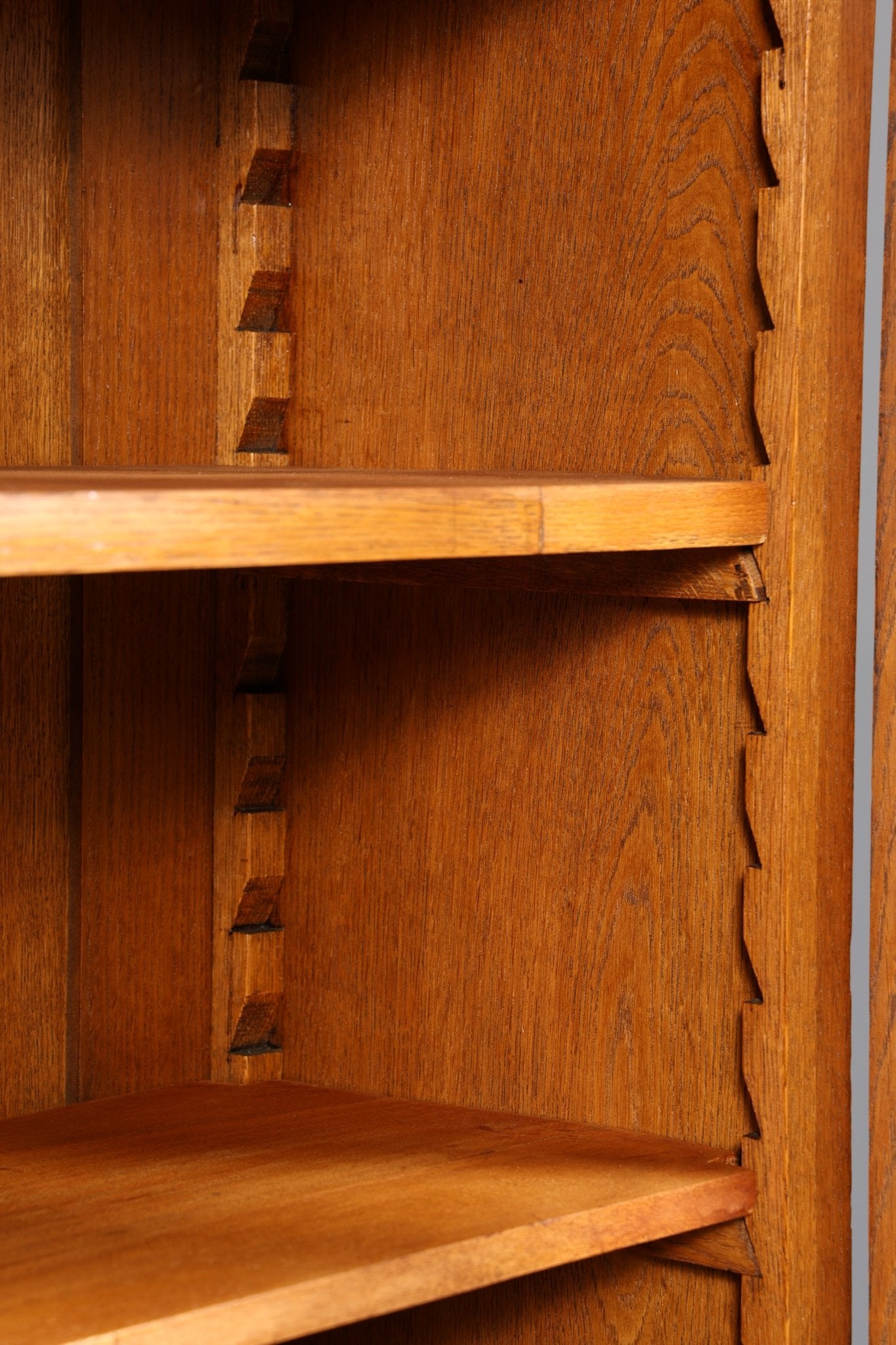 Edler Gründerzeit Vitrine um 1880 Schrank Antik Jugendstil Eiche Bücherregal