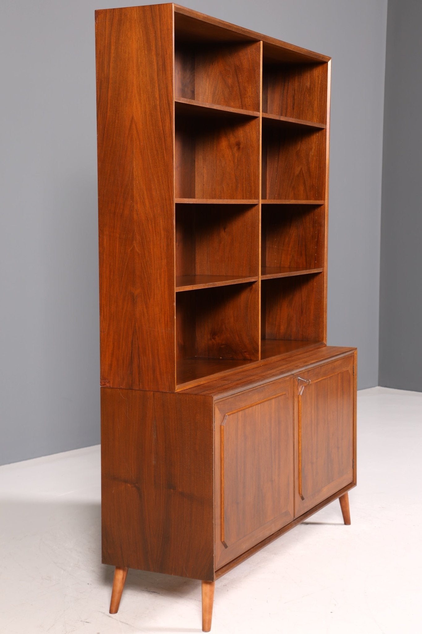 Edles Mid Century Regal &quot;Made in Denmark&quot; Schrank Danish Design Retro Kommode Vintage Bücherregal 60er Jahre