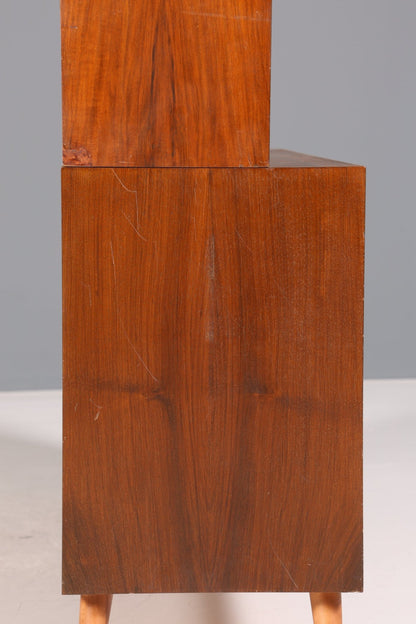 Edles Mid Century Regal &quot;Made in Denmark&quot; Schrank Danish Design Retro Kommode Vintage Bücherregal 60er Jahre