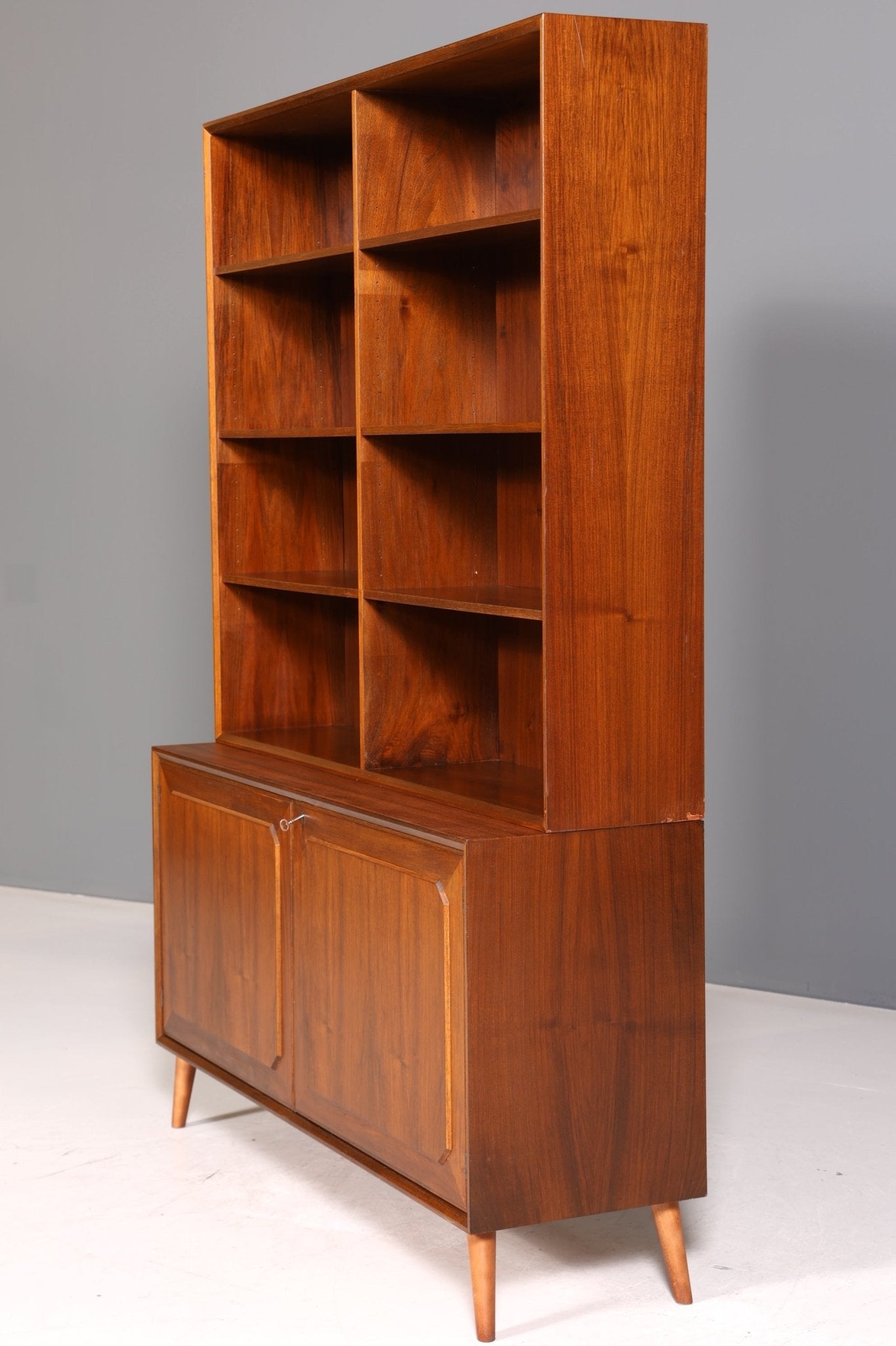 Edles Mid Century Regal &quot;Made in Denmark&quot; Schrank Danish Design Retro Kommode Vintage Bücherregal 60er Jahre