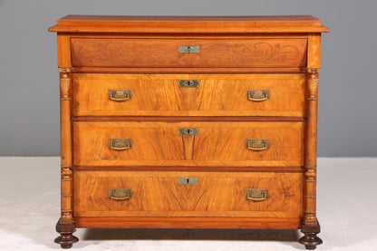 Stilvolle Gründerzeit Kommode Jugendstil Antik Sideboard Schubladenkommode Wäschekommode