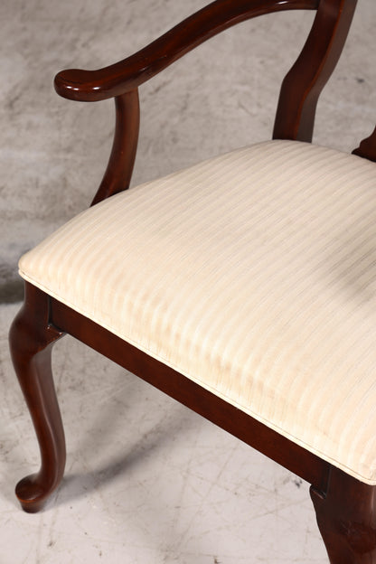 F140 Finish 2v2 DREXEL Wunderschöner Englischer Stuhl UK Küchenstuhl Antik Stil Sekretär Stuhl Polsterstuhl