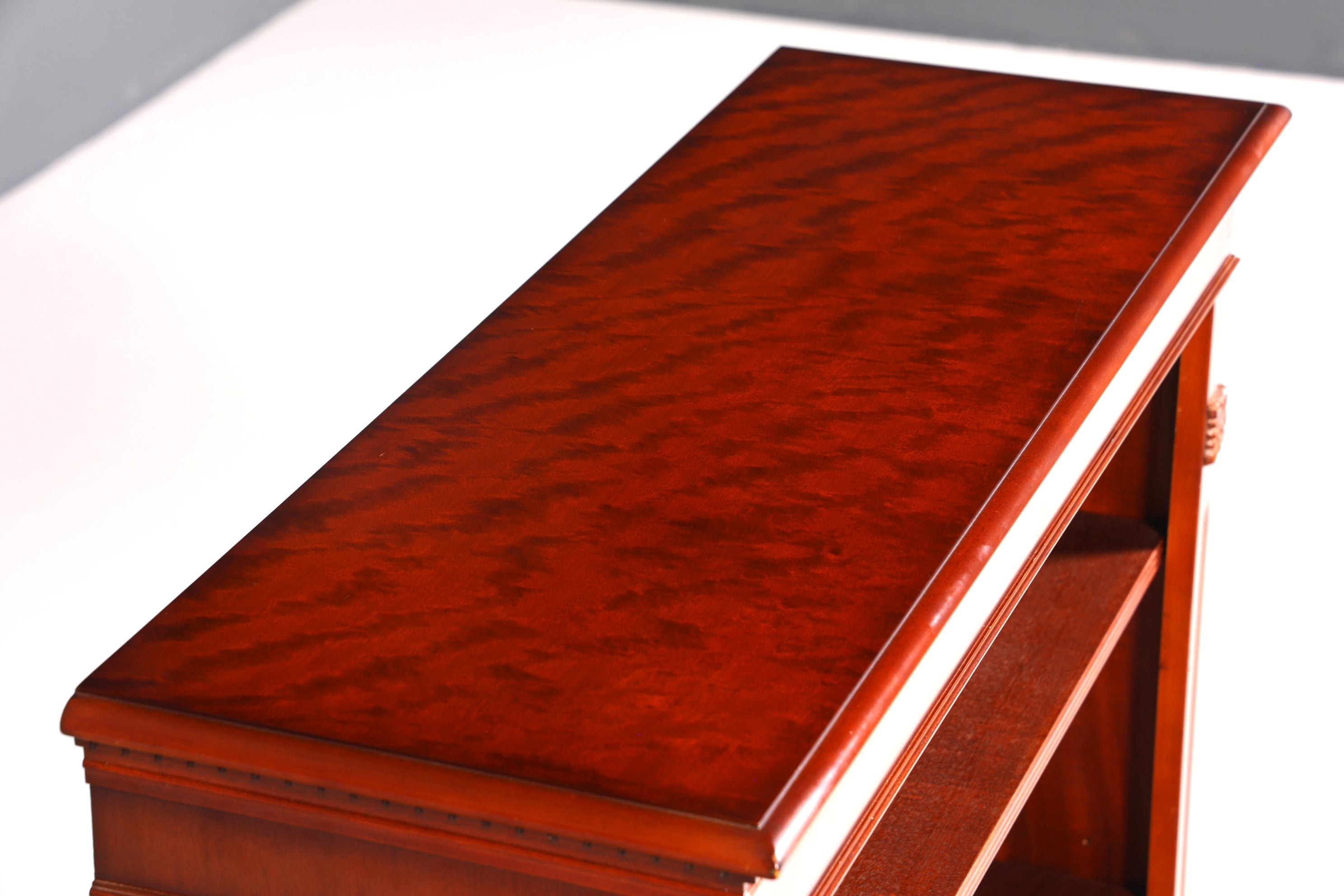 Wunderschönes Englisches Bücherregal Antik Regal Bookshelf Mahagoni Buchablage 60s