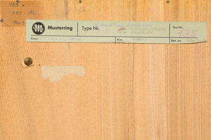 Wunderschönes Original Musterring Regal Mid Century Bücherregal Retro echt Holz Buchablage 1 von 2