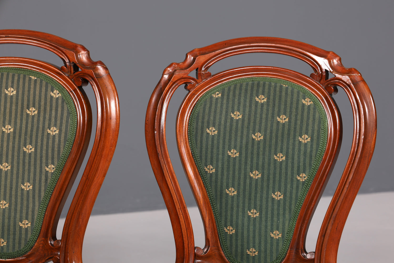 6x Traumhafte Louis Philippe Stühle um 1880 Biedermeier Stuhl Set Antik Esszimmer Stühle Küchenstuhlset