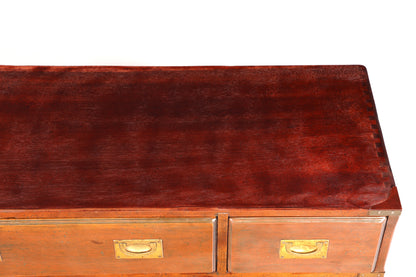 Traumhaftes Maritim Sideboard Englische Schiffs Kommode Englisch Antik Schrank Military Chest