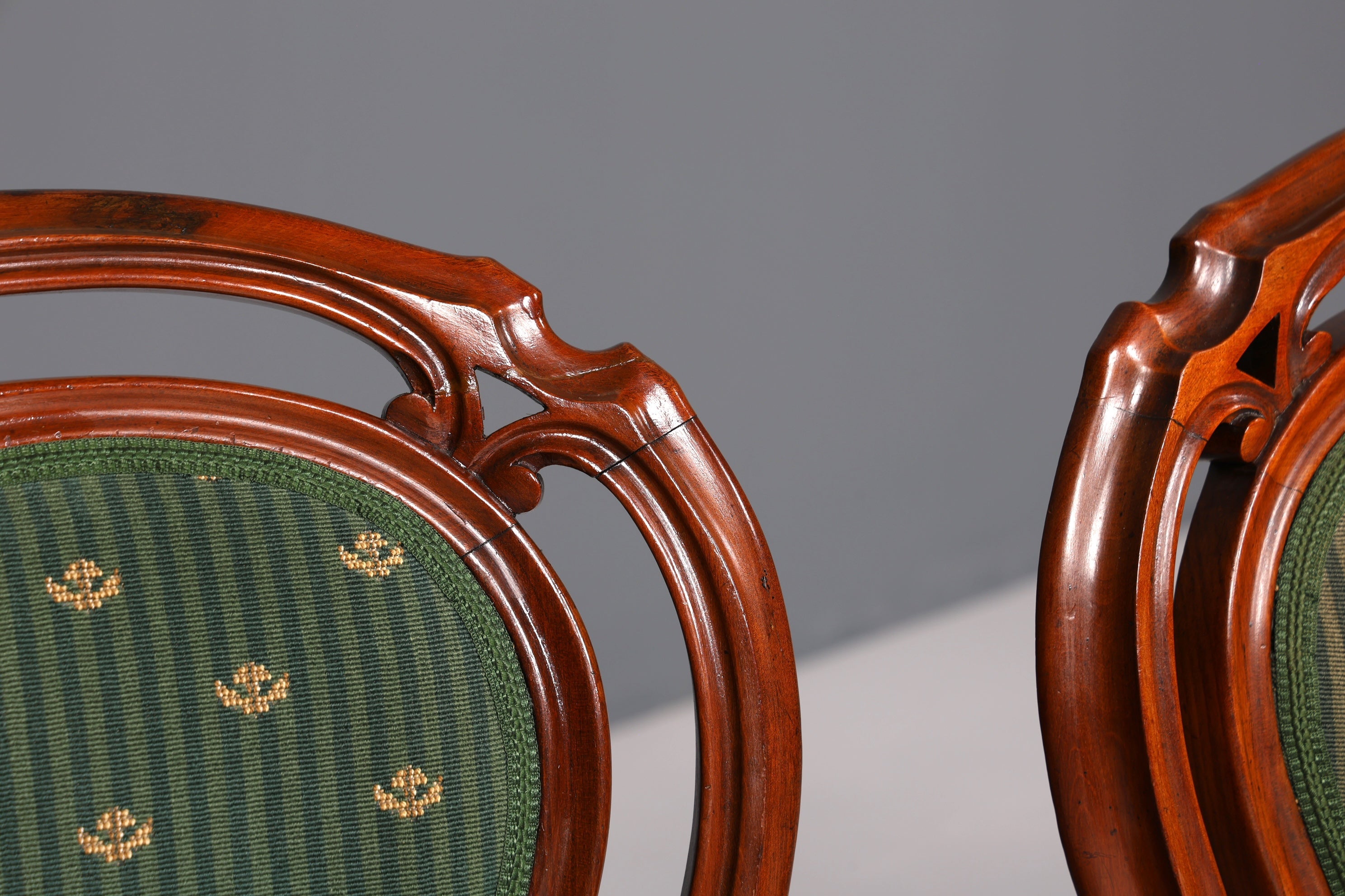 6x Traumhafte Louis Philippe Stühle um 1880 Biedermeier Stuhl Set Antik Esszimmer Stühle Küchenstuhlset