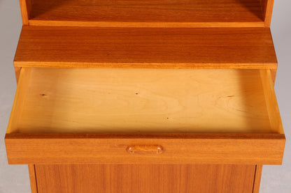 Schlichtes Mid Century Regal Vintage Schrank Retro Bücherregal 60s Buchablage