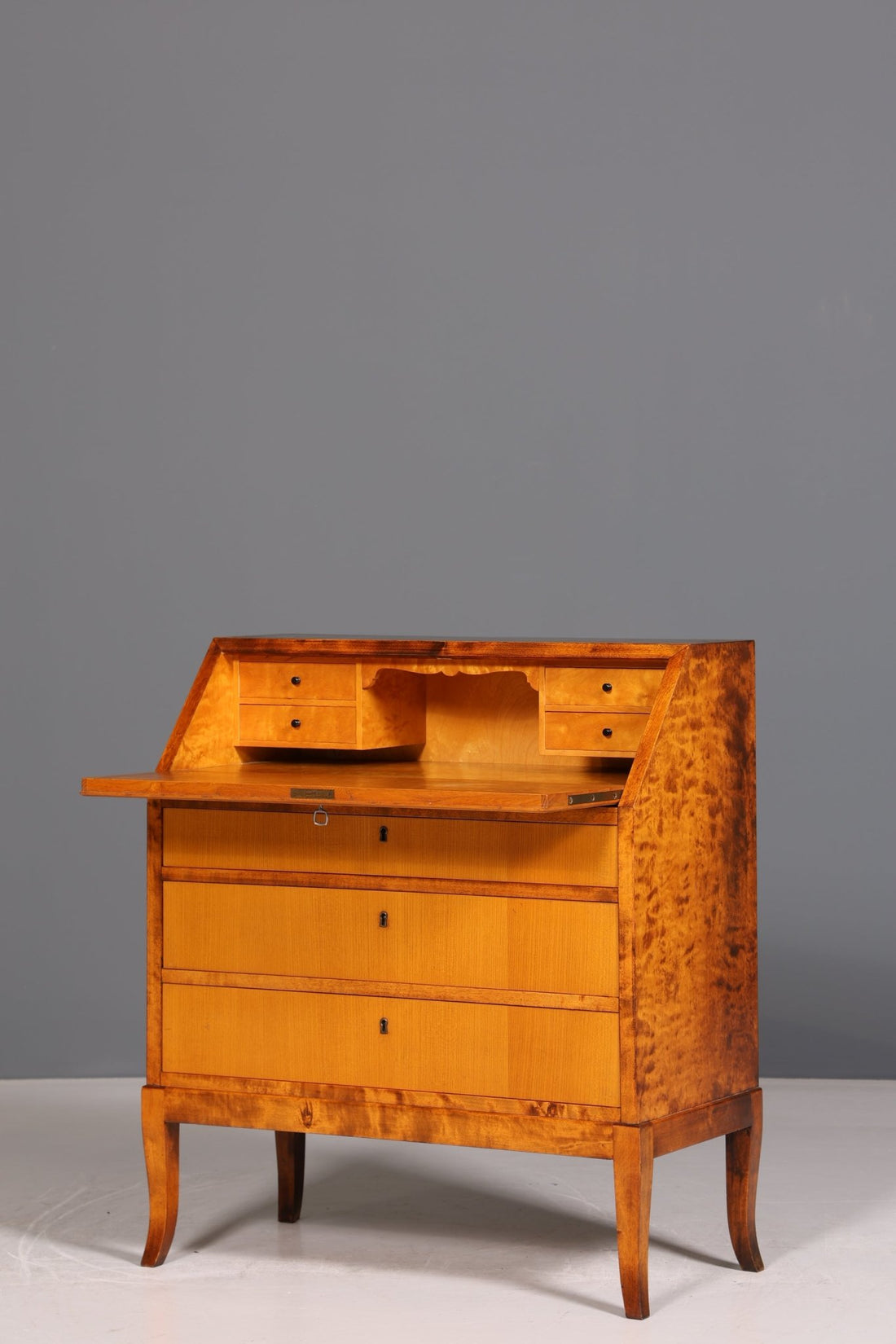 Stilvoller Sekretär um 1930 Büro Kommode echt Holz Sekretär Schreibtisch Kommode Secretary