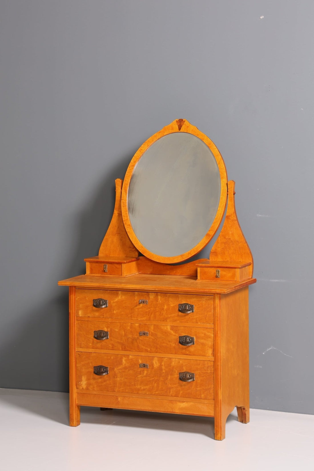 Traumhafte Jugendstil Kommode Antik Sideboard mit Spiegel Flurkommode