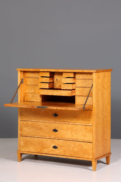 Wunderschöner Original Biedermeier Sekretär um 1860 Kommode Antik Bürokommode