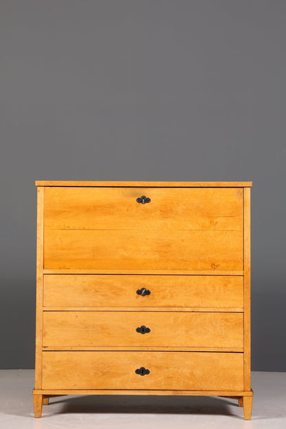 Wunderschöner Original Biedermeier Sekretär um 1860 Kommode Antik Bürokommode