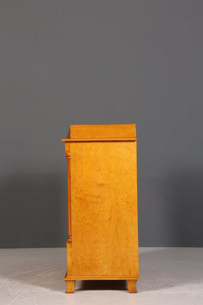 Wunderschöner Original Biedermeier Sekretär um 1860 Kommode Antik Bürokommode Englisch Säulen