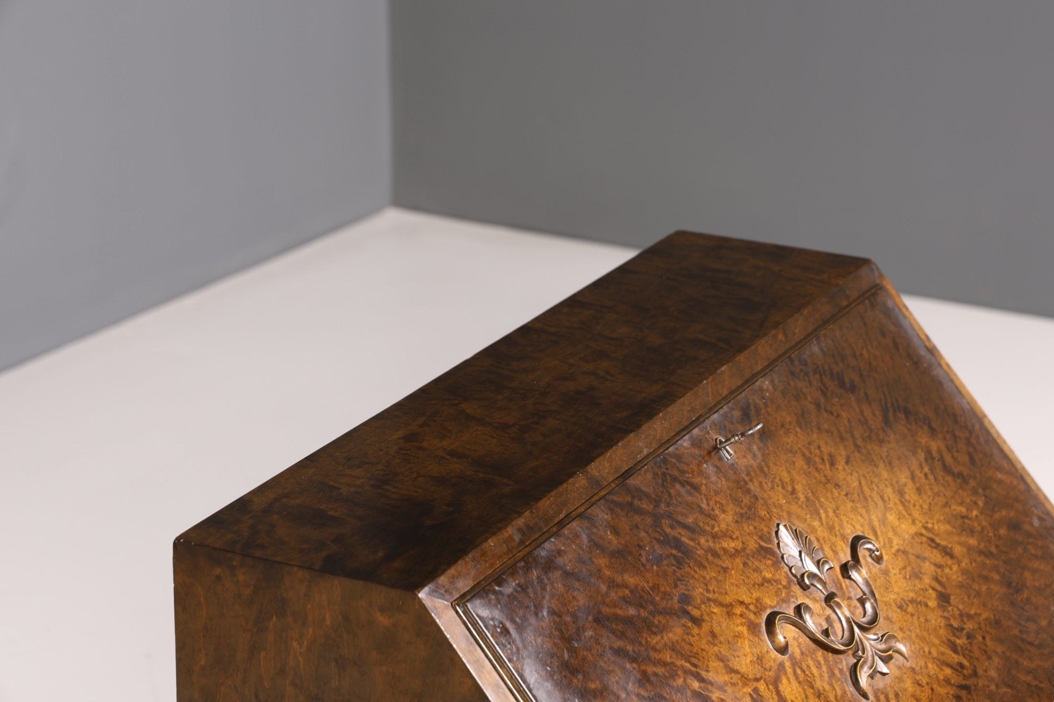 Wunderschöner Sekretär im Art Deco Stil um 1930 echt Holz Büro Kommode Schreibkommode Antik Schreibtisch